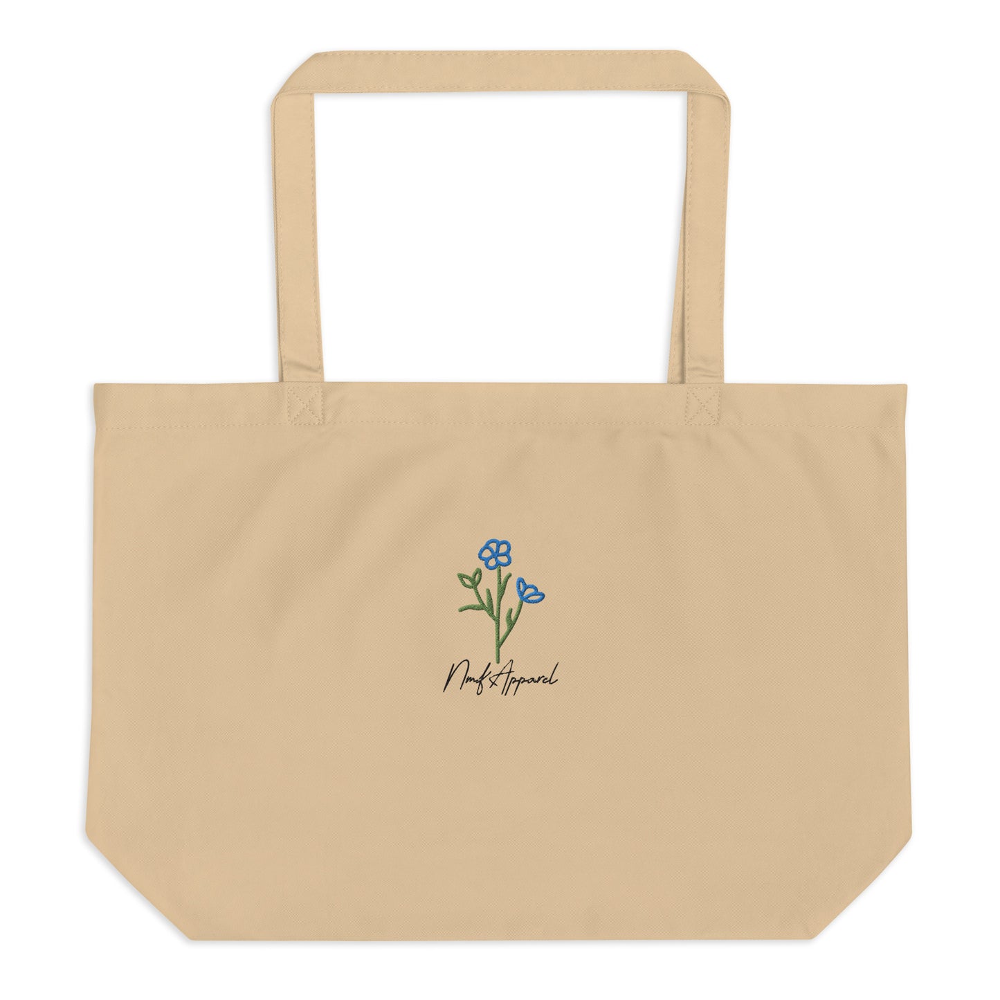 Large organic tote bag