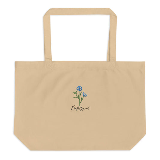 Large organic tote bag