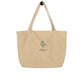 Large organic tote bag